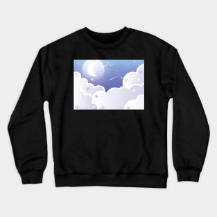 Lofi Dreams Cloudy Day Crewneck Sweatshirt